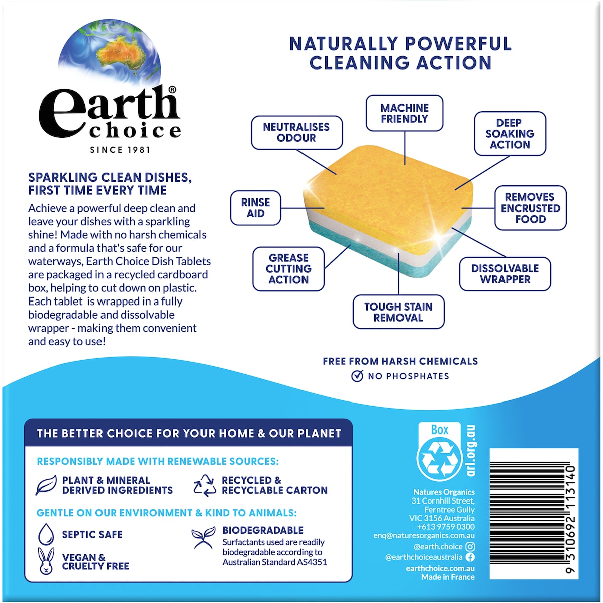Earth Choice Dishwashing Tablets 42 pack