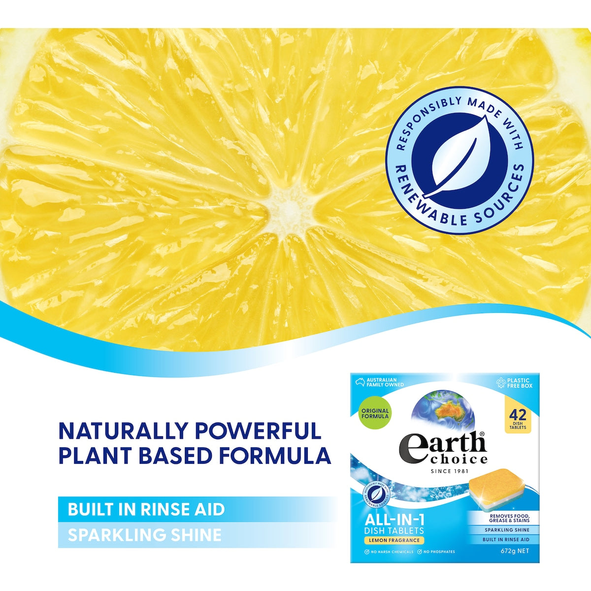 Earth Choice Dishwashing Tablets 42 pack