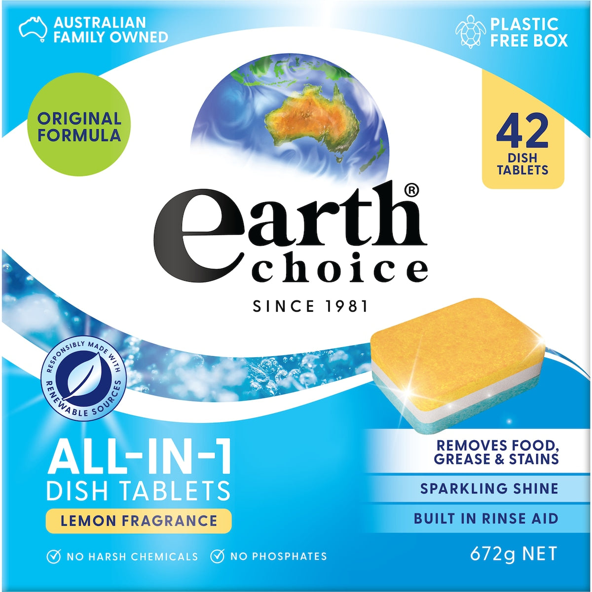 Earth Choice Dishwashing Tablets 42 pack