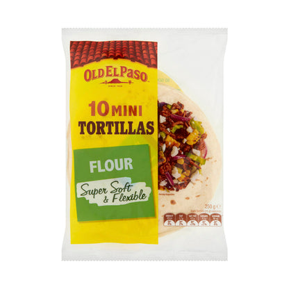 Old El Paso Tortillas Mini Tacos 10 Pack - 250g