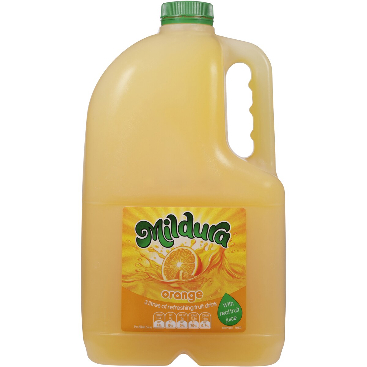 Mildura Orange Fruit Drink 3L