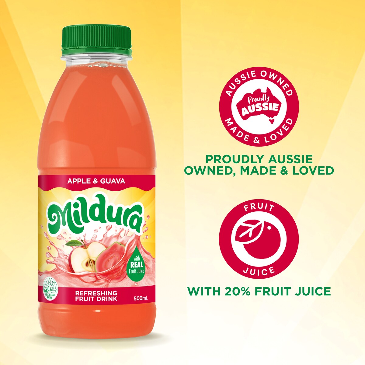 Mildura Apple Guava Fruit Drink 500ml