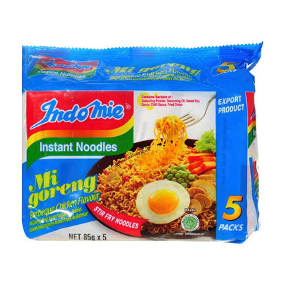 Indo Mie Fried BBQ Chicken Instant Noodles 5x85g - 425g