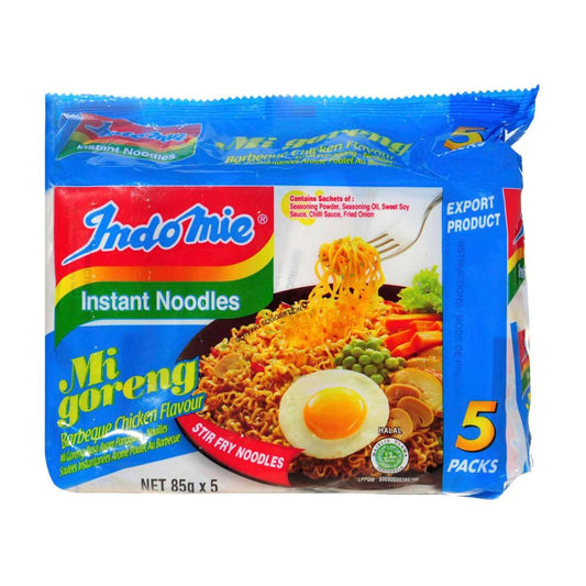 Indo Mie Fried BBQ Chicken Instant Noodles 5x85g - 425g