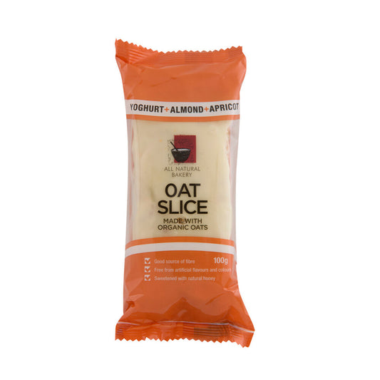 All Natural Bakery Apricot Almond Yoghurt Oat Slices - 100g