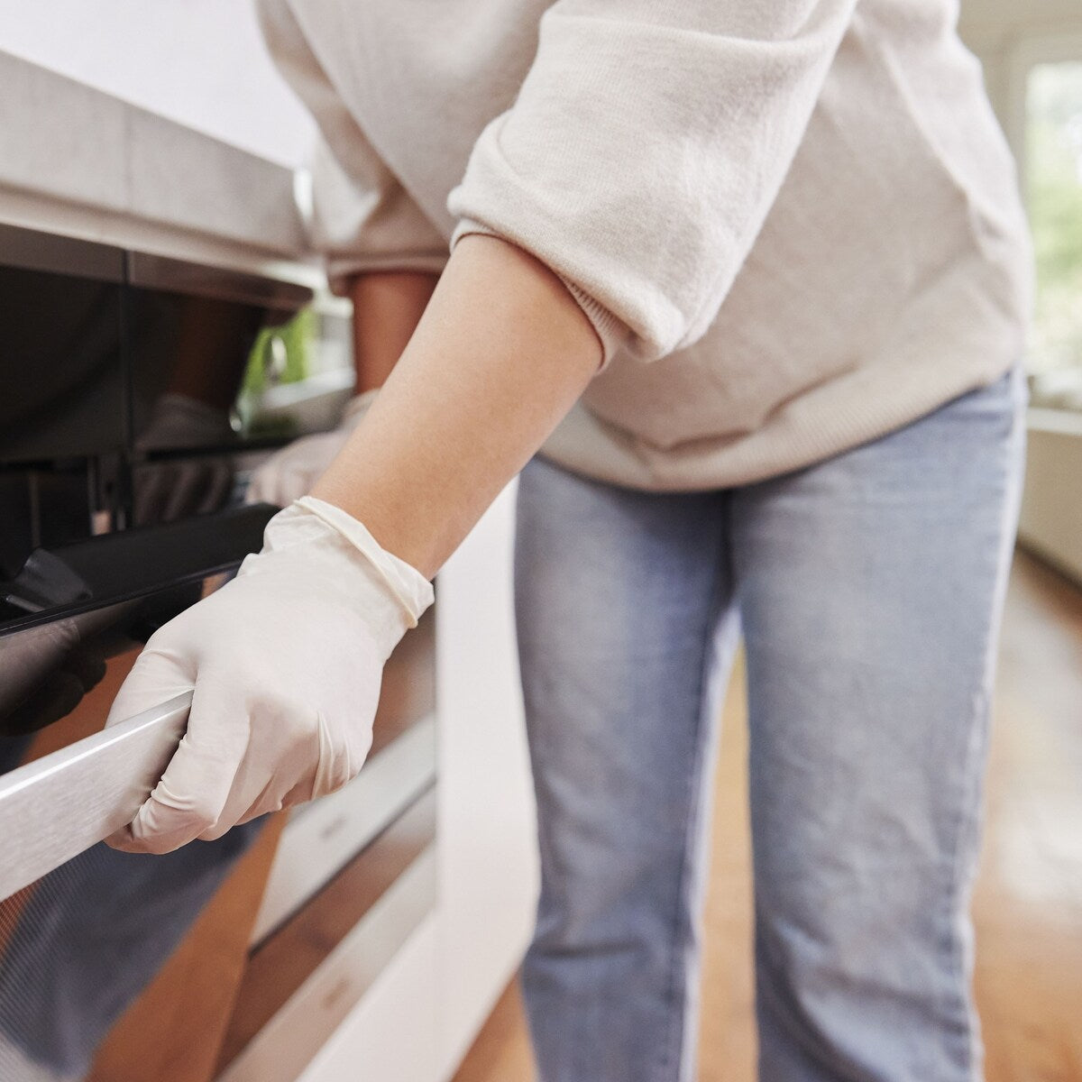 Vileda Ansell Handy Clean Latex Multi-Purpose Gloves M/L 24 pack