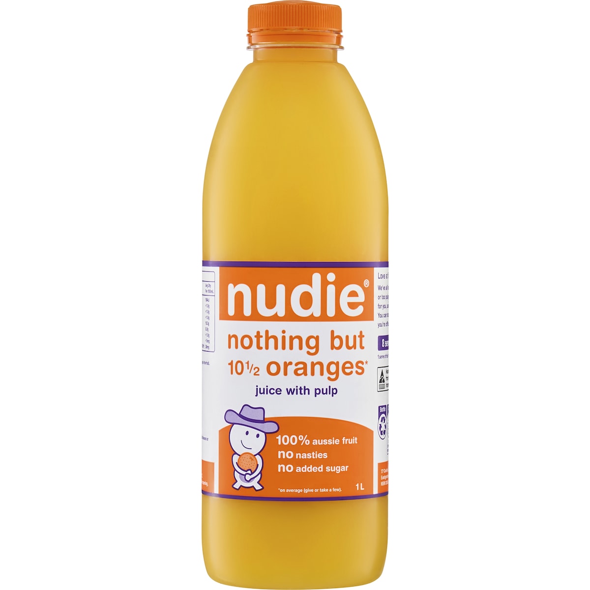 Nudie Nothing But Oranges With Pulp 1l