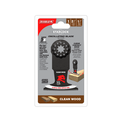 Diablo Starlock Multi Tool Plunge Cutting Blade - 65mm