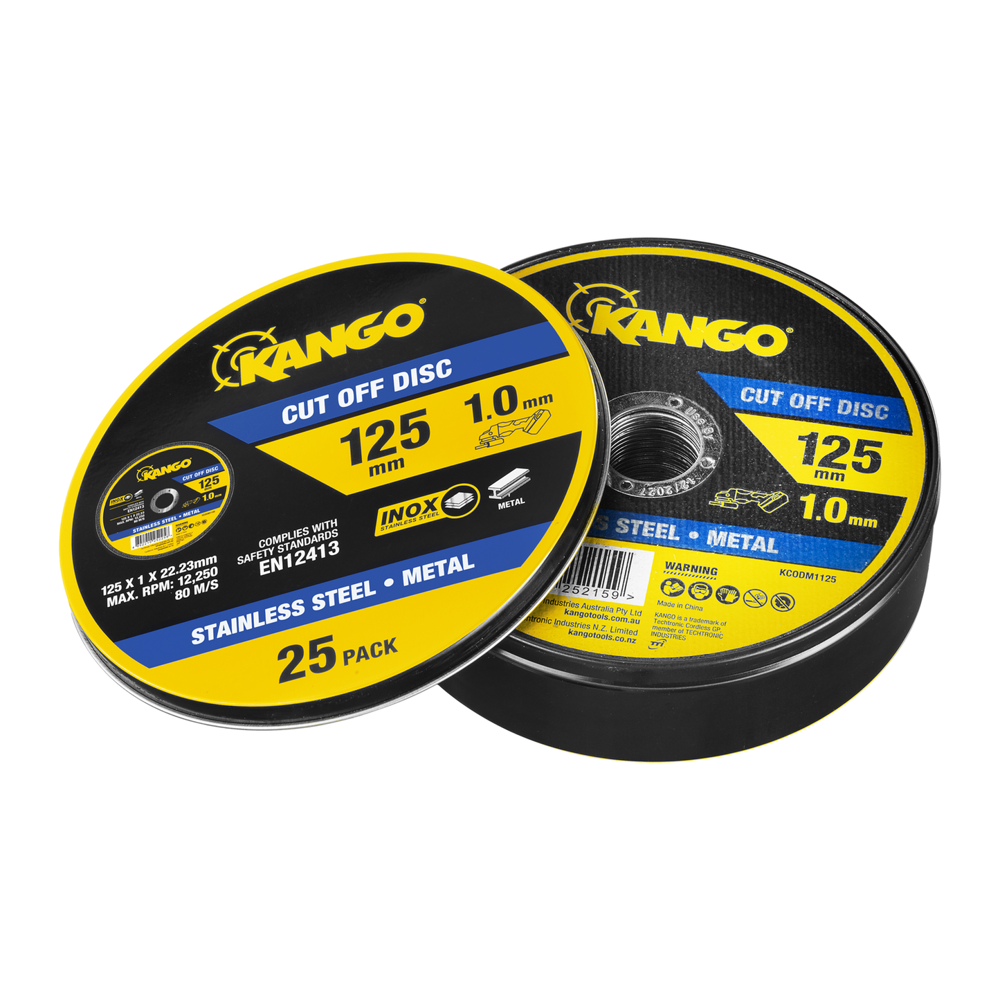 Kango Metal Cut Off Discs - 125mm - 25 Pack