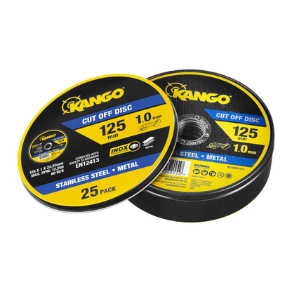 Kango Metal Cut Off Discs - 125mm - 25 Pack