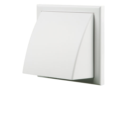 Blauberg 100mm White Weatherproof Exterior Wall Cowl