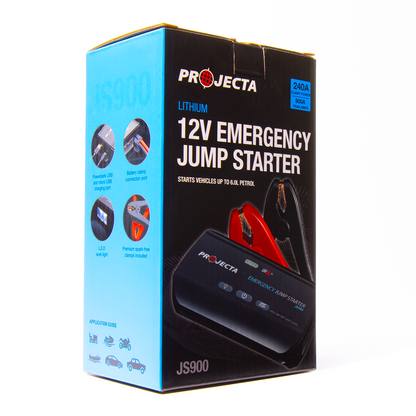 Projecta 12V Emergency Jumpstarter - 900A - Black