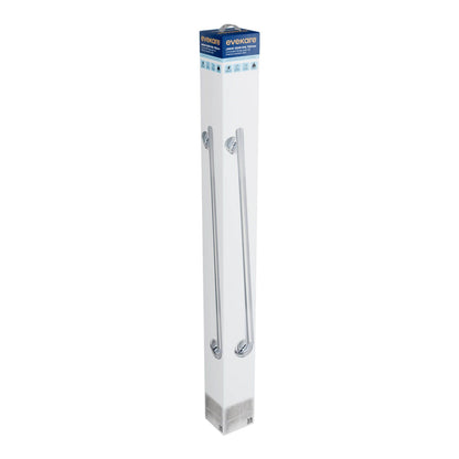 Evekare Linear Grab Rail - 900mm - Polished Stainless Steel