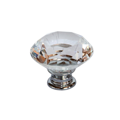 Taskmaster Crystal Cabinet Knob - 40mm