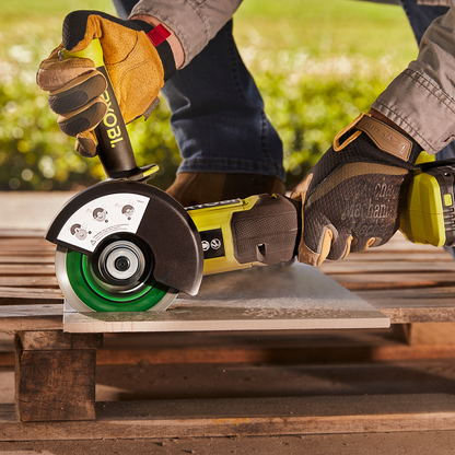 Ryobi Angle Grinder - 18V ONE+ - 125mm - 9000rpm - Tool Only