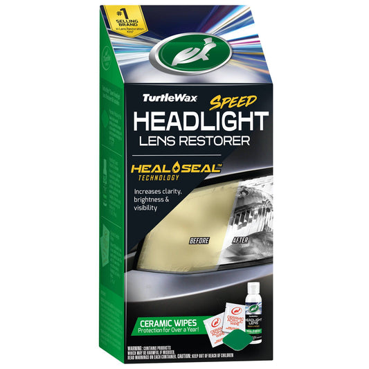 Turtle Wax Speed Headlight Lens Restorer Kit - 76 x 167 x 48mm