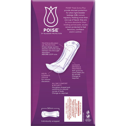 Poise Incontinence Pads Extra Plus 10 Pack