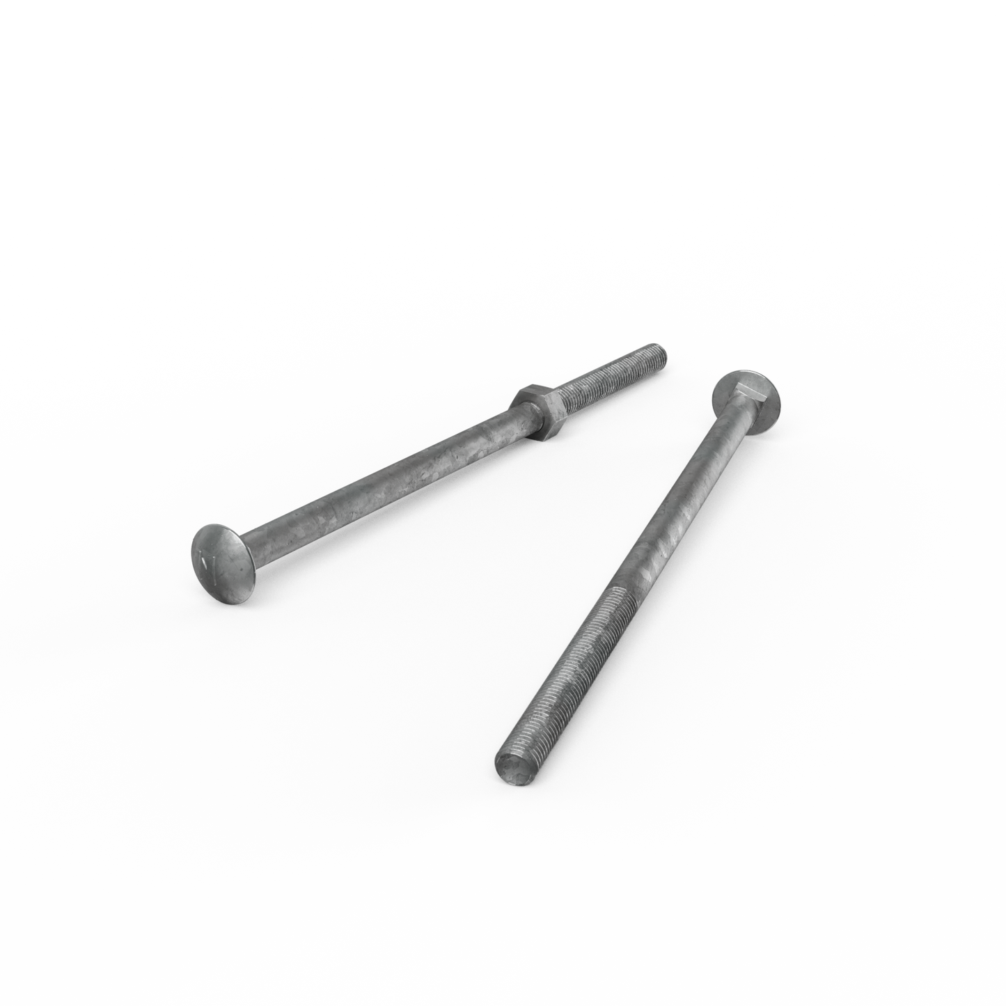Zenith Hot Dip Galvanised Cup Head Bolts - M10 x 220mm