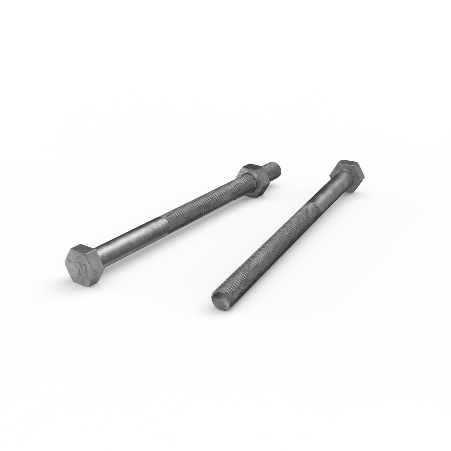Zenith Hot Dip Galvanised Hex Head Bolts - M8 x 120mm - 25 Pack