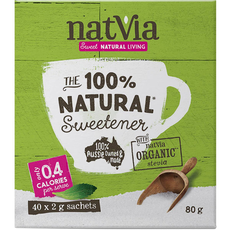 Natvia Sweetener Sticks 40 Pack