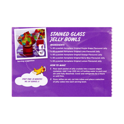 Aeroplane Jelly Crystals Purple Grape Flavoured - 85g