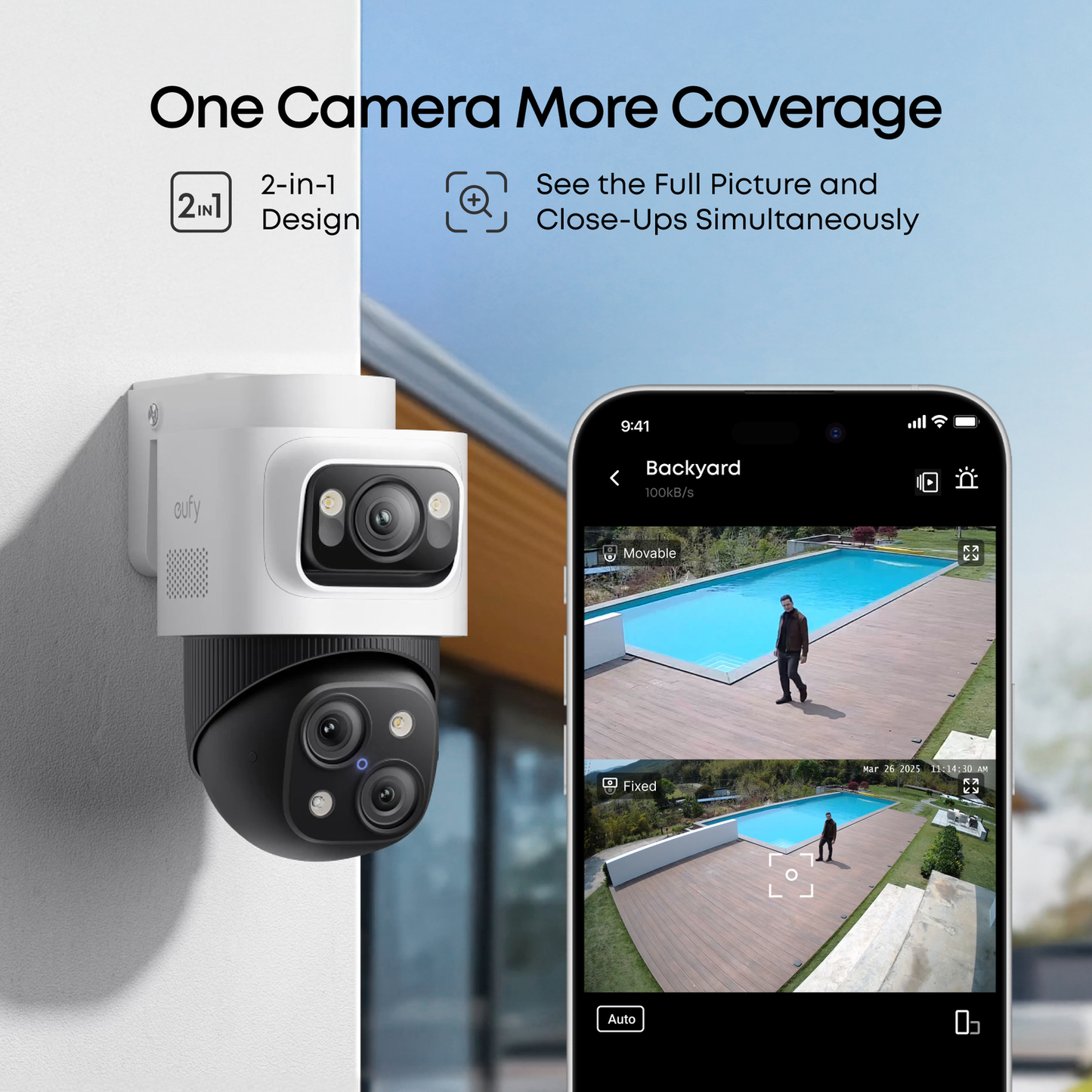 Eufy S4 NVR POE Security System - 4 Cameras