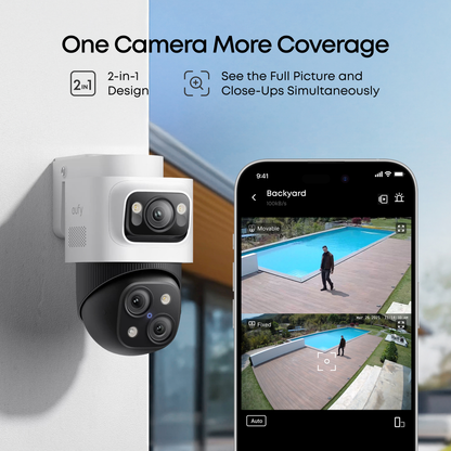 Eufy S4 NVR POE Security System - 4 Cameras