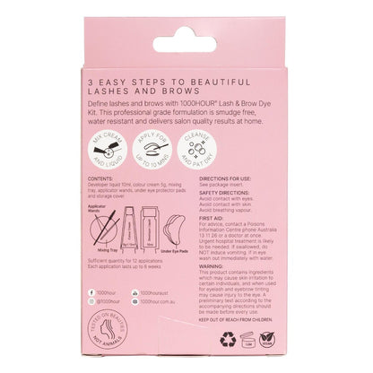 1000hour Eyelashes & Brow Dye Kit Black Each
