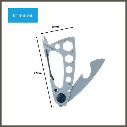 Titanium Multi Purpose Carabiner - 77mm