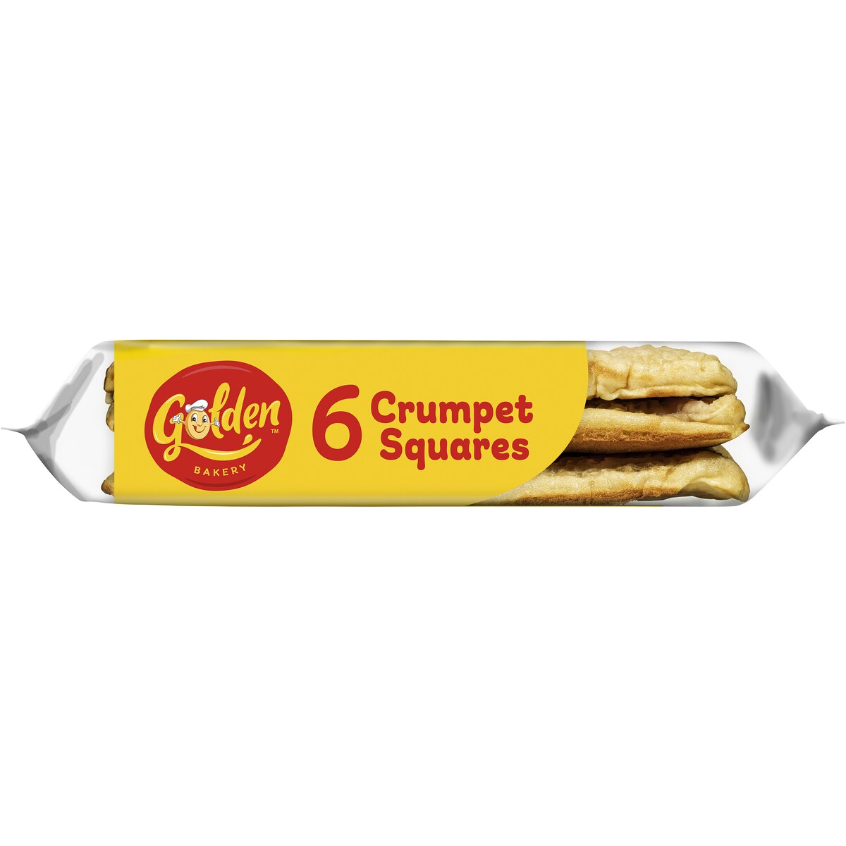 Golden Crumpet Squares 6 Pack