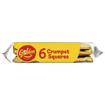 Golden Crumpet Squares 6 Pack