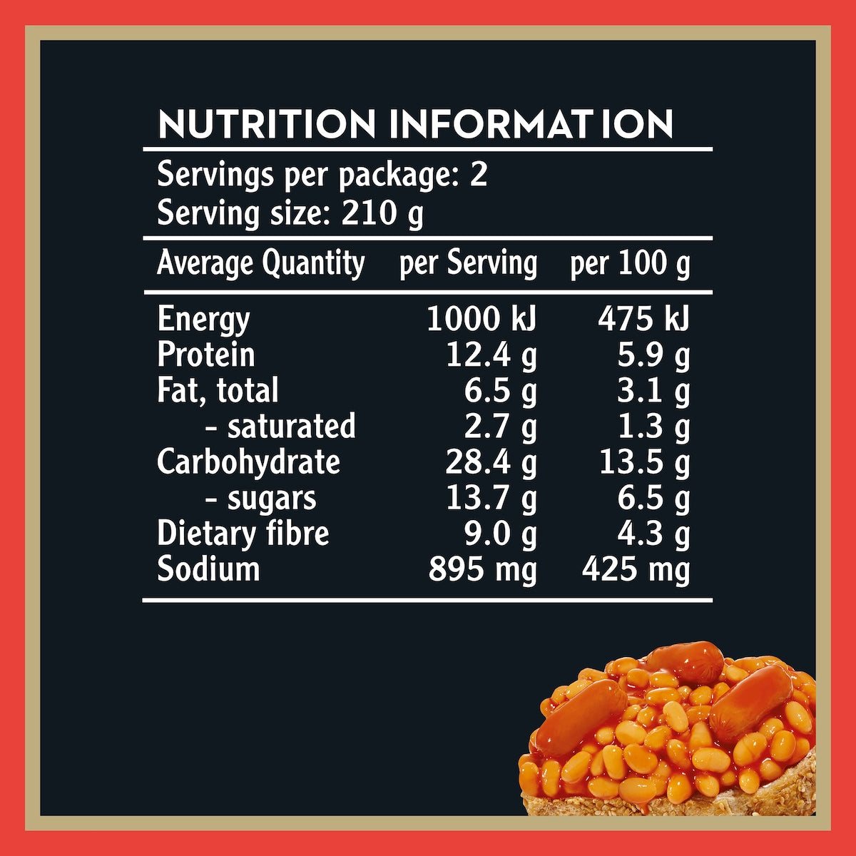 Heinz Beanz Canned Baked Beans & Sausages 420g
