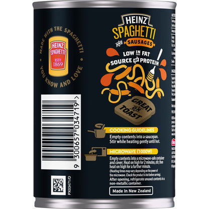 Heinz Spaghetti & Sausages Canned 420g