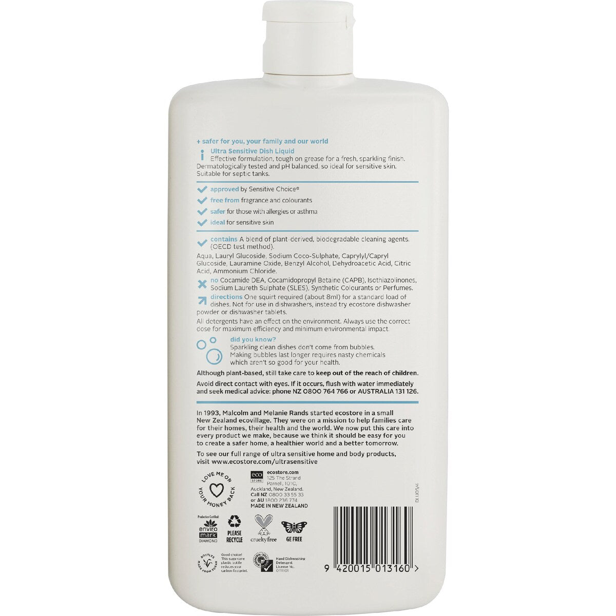 Ecostore Dish Liquid Ultrasensitive 500mL