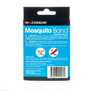 Mozzigear Anti Mosquito Bands 2 Pack