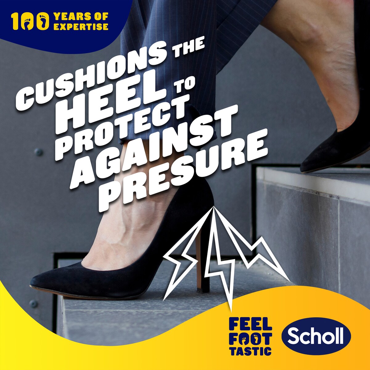 Scholl Party Feet Invisible Gel Heel Cushions Each