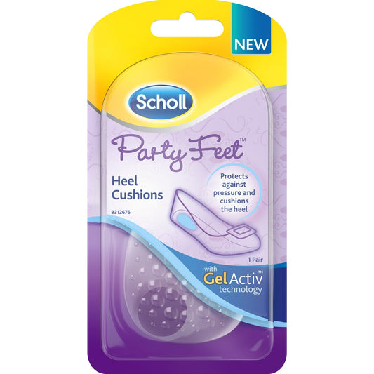 Scholl Party Feet Invisible Gel Heel Cushions Each