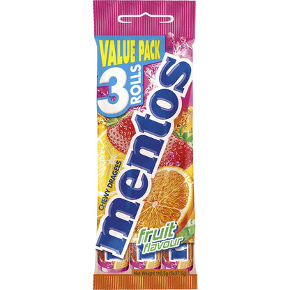 Mentos Fruit Chews 3 pack