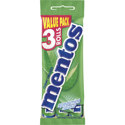 Mentos Mints Spearmint 3 pack