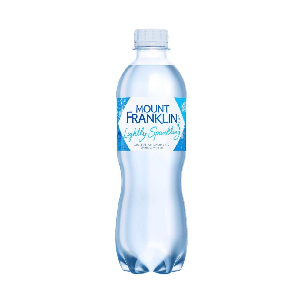 Mount Franklin Lightly Sparkling Water Bottle - 450mL
