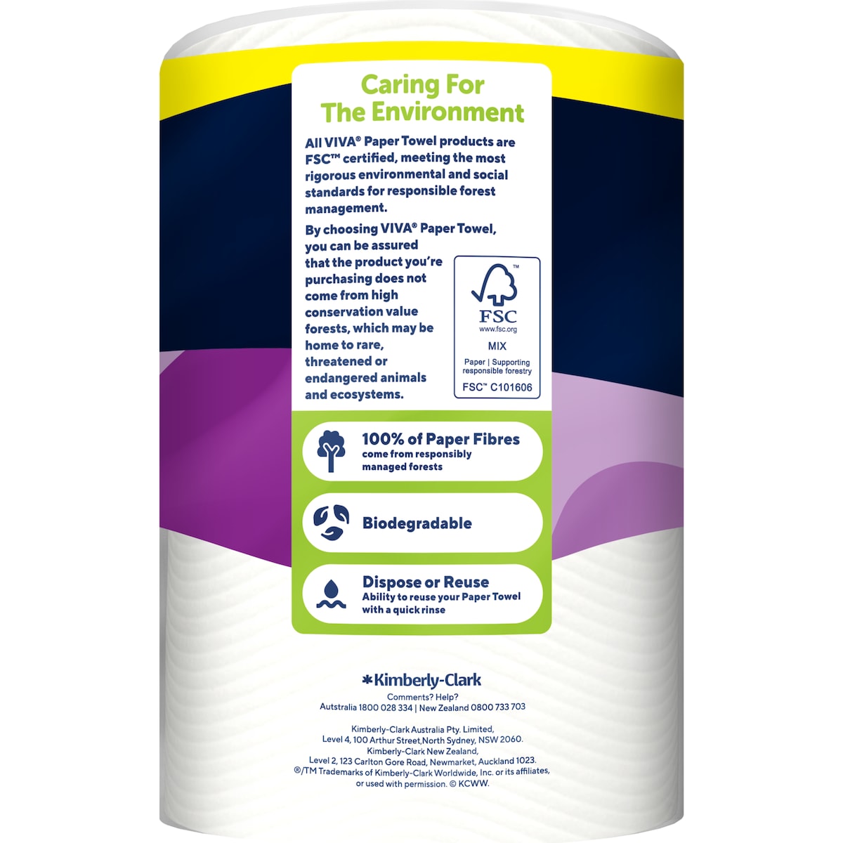 Viva Double Length Paper Towel 4 X 120 Pack