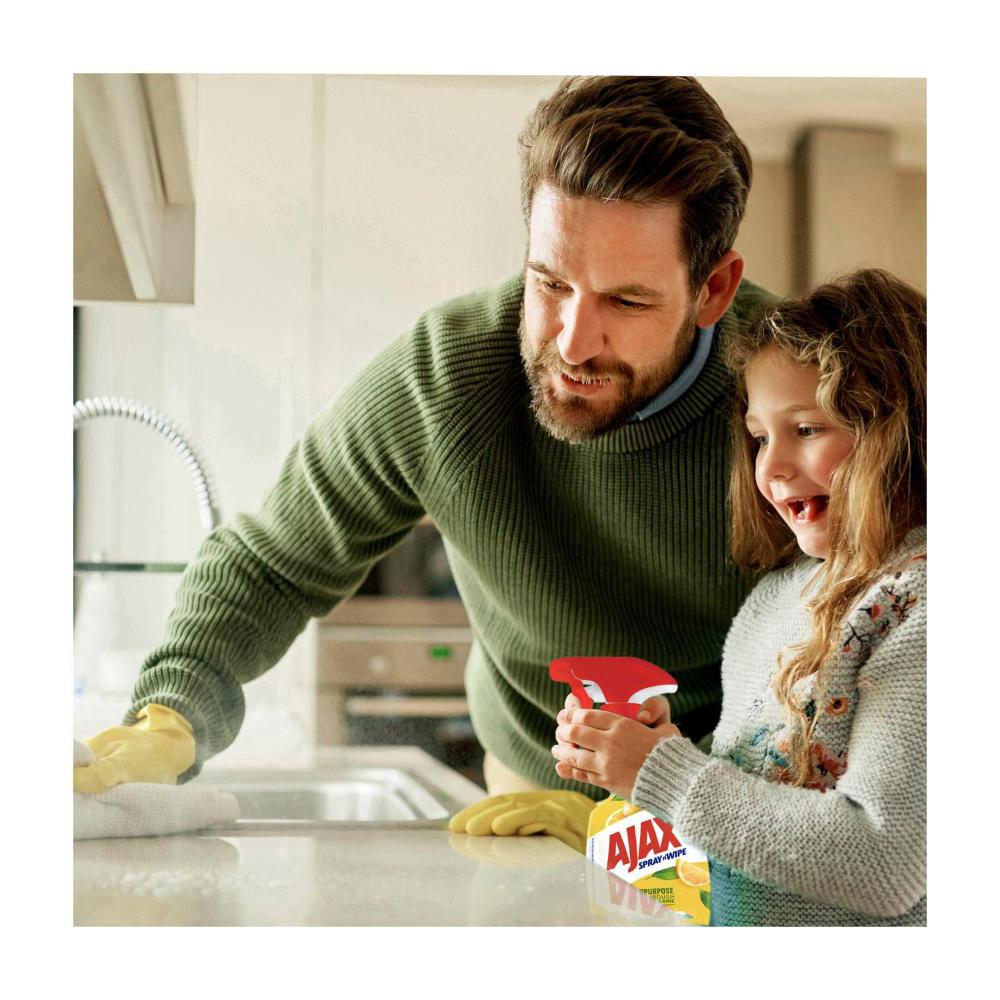 Ajax Spray N Wipe Lemon Citrus 5 in 1 Multi Purpose Cleaner Trigger Pack - 500mL