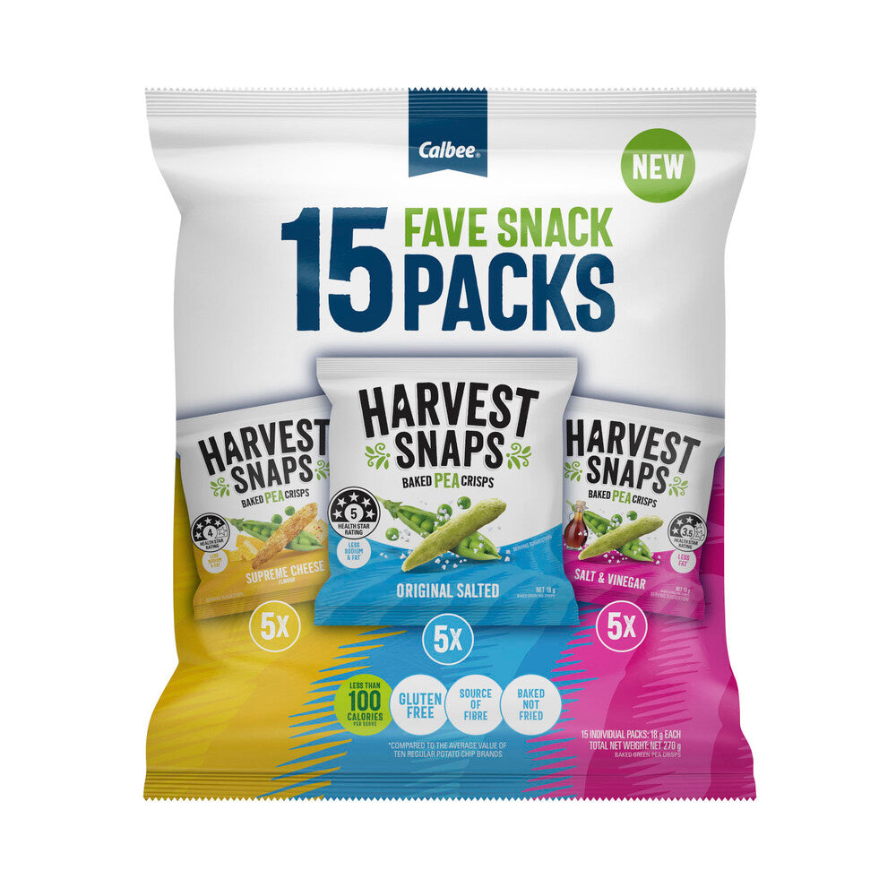 Harvest Snap Pea Mix Multipack 15x18g - 270g