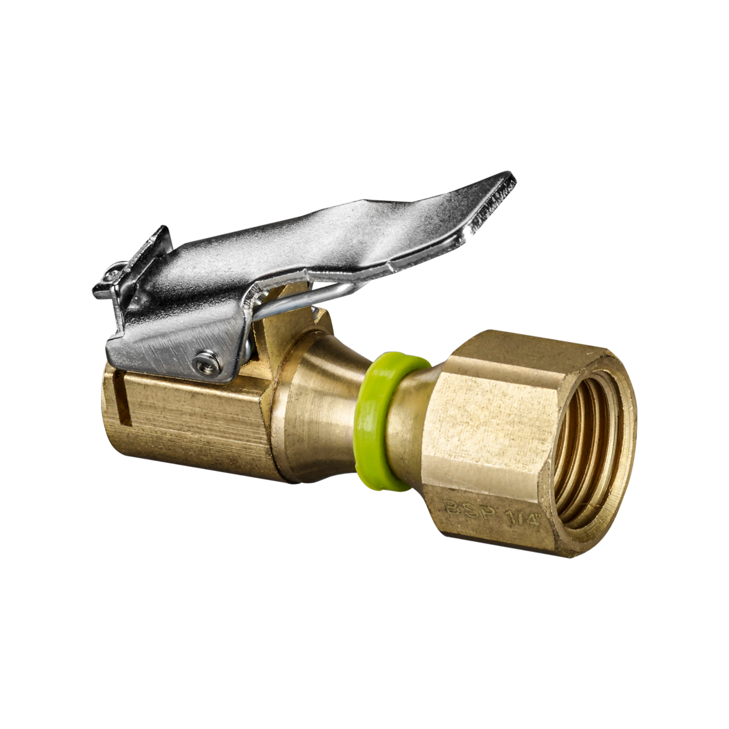 Powerfit BSP Tyre Chuck Fitting - Female - 1/4" - Brass