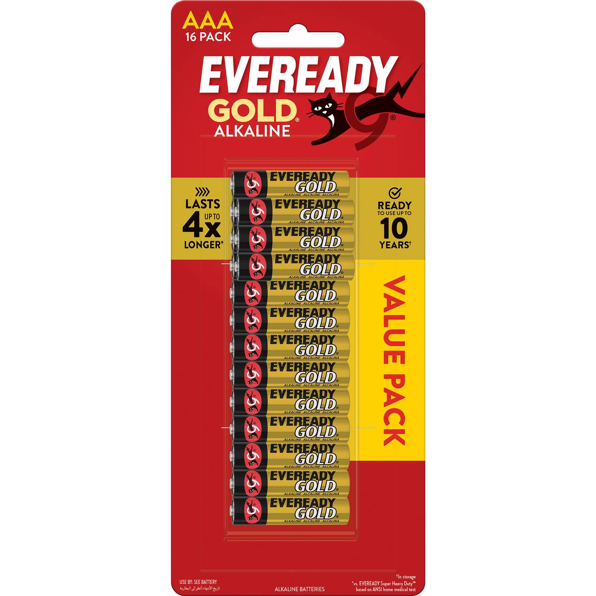 Eveready Gold Aaa Alkaline Batteries 16 Pack