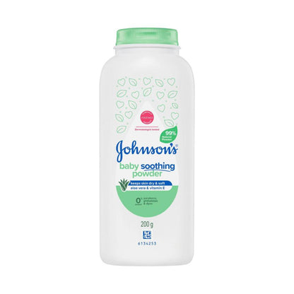 Johnson's Baby Powder Soothing Aloe & Vitamin E - 200g
