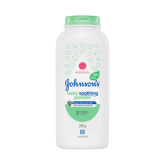 Johnson's Baby Powder Soothing Aloe & Vitamin E - 200g