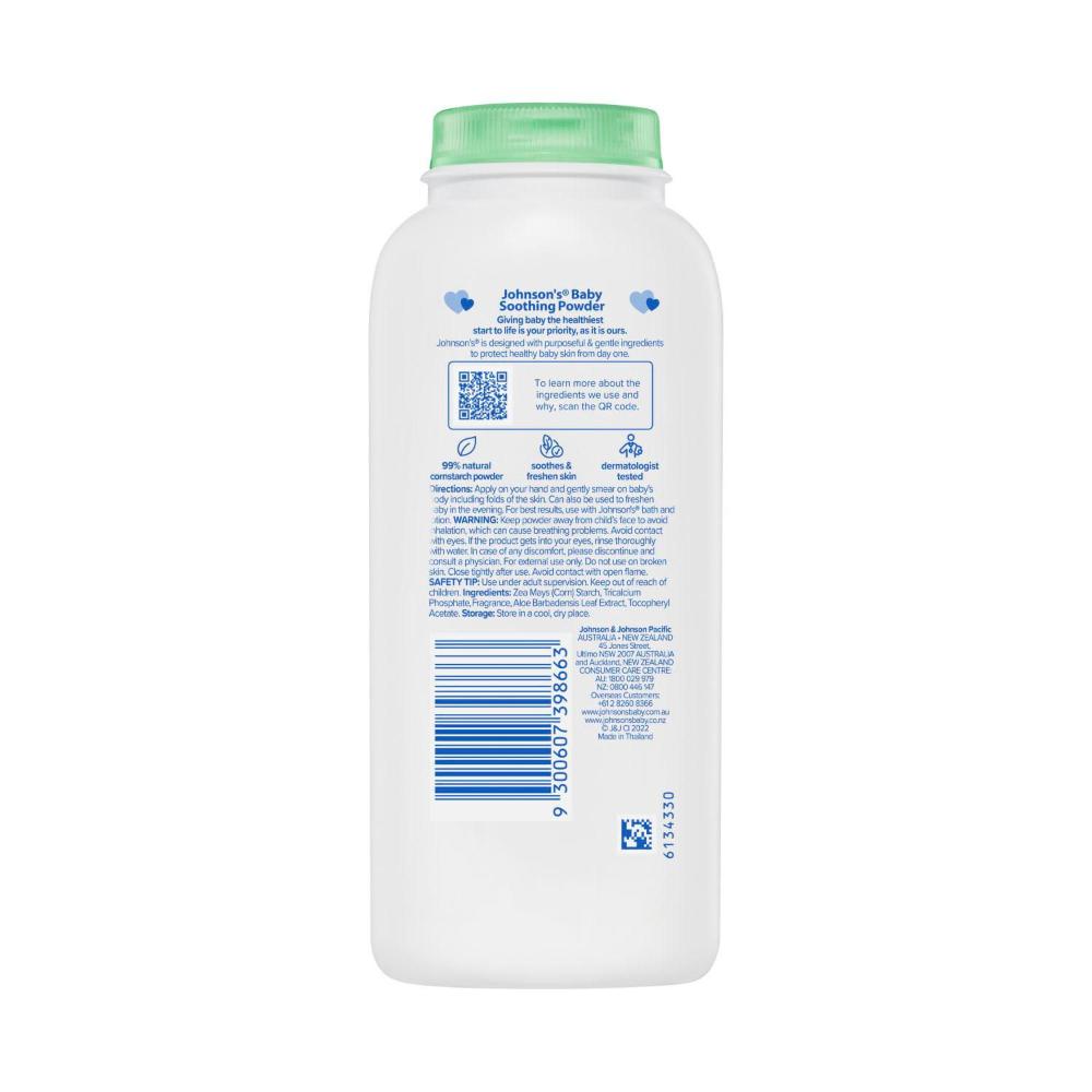 Johnson's Baby Powder Soothing Aloe & Vitamin E - 200g
