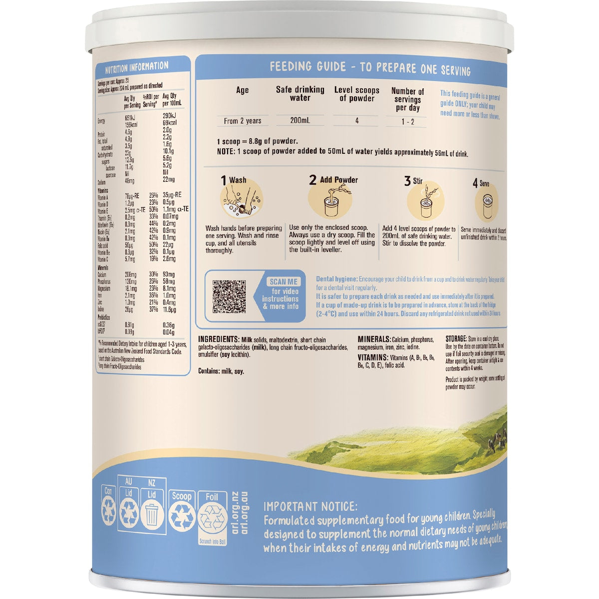 Karicare 4 Gentle Nutrition Toddler Milk Drink From 2+ Years 900g