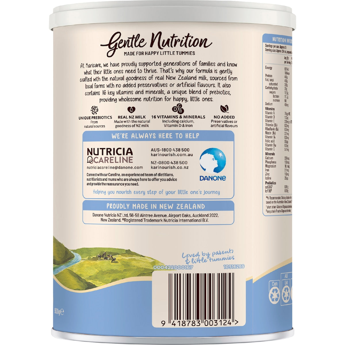 Karicare 4 Gentle Nutrition Toddler Milk Drink From 2+ Years 900g